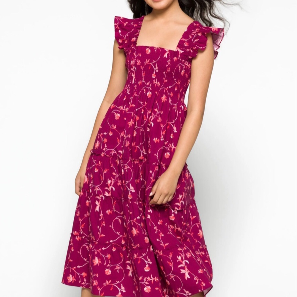 Hill House Home Ellie Nap Dress- Burgandy